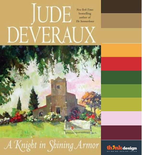 Color Palettes from Romantic Book Cover Designs
