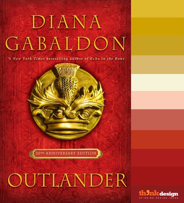 Color Palettes from Romantic Book Cover Designs