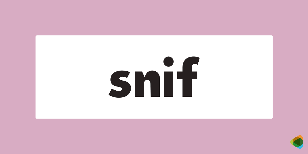 Snif Logo Snif Brand Logo
