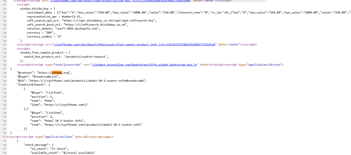 Structured Data Implementation Structured Data Implementation