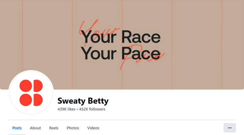 Sweaty Betty FB page