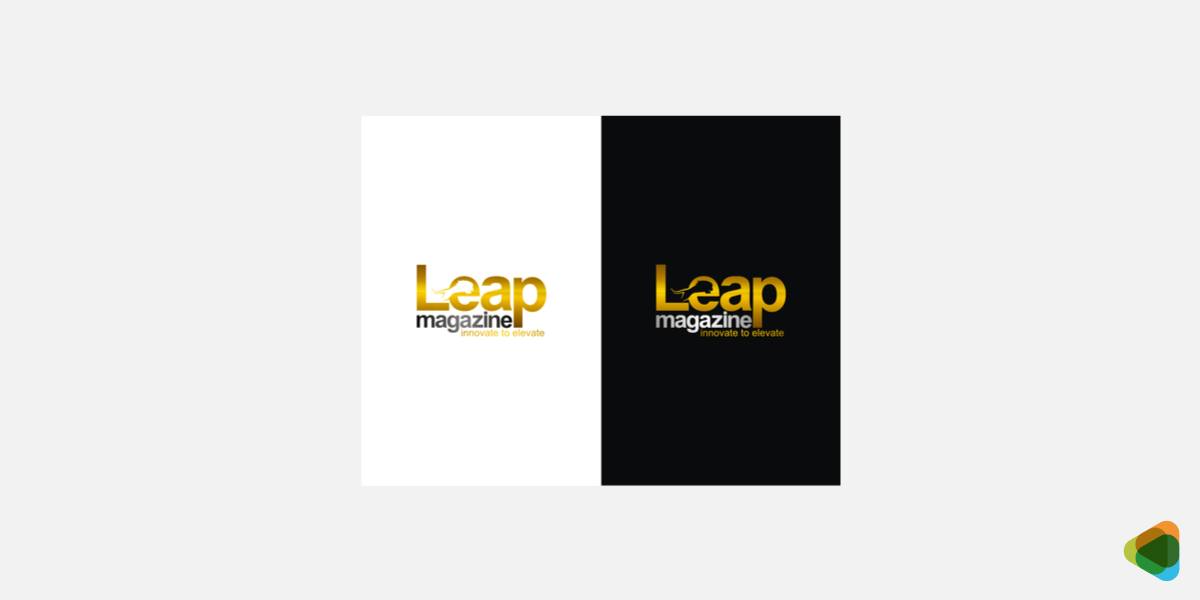 The Leap Magazine wordmark