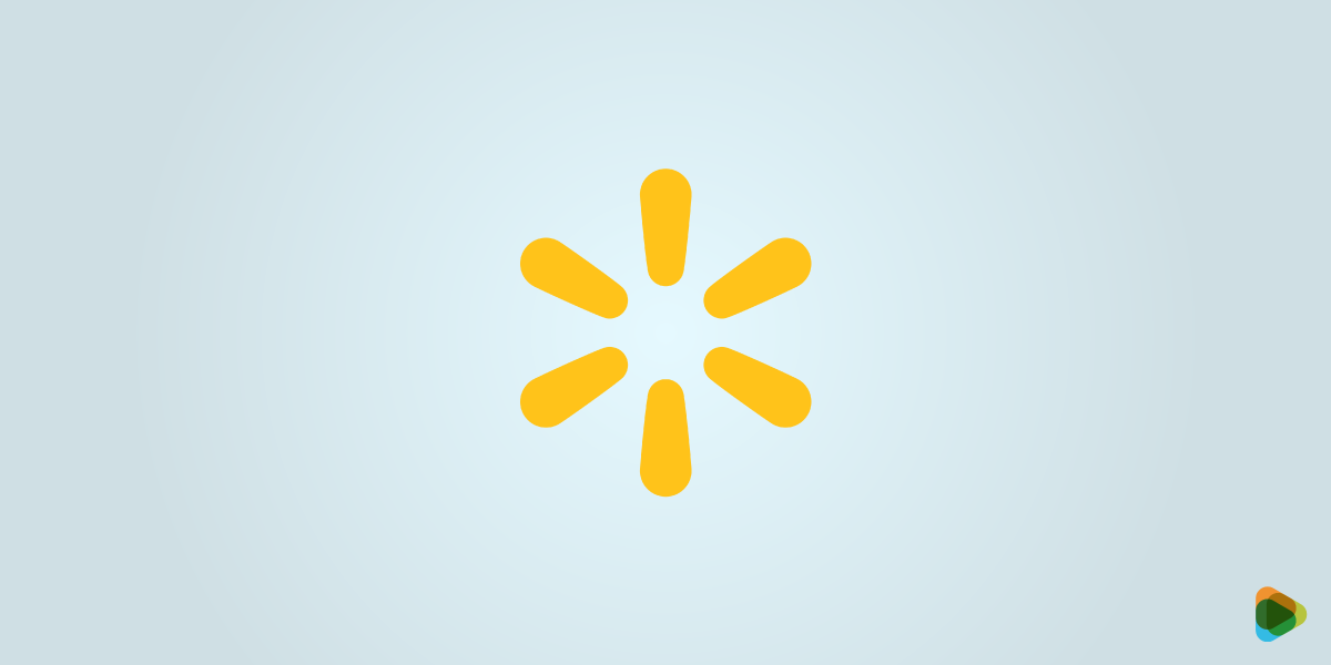 Walmart logo (spark symbol) Walmart spark logo on gray background