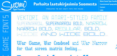 Tomi Haaparanta Typography