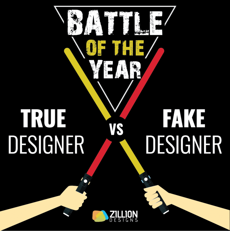 True Designer Versus Fake Designer Zillion Designs