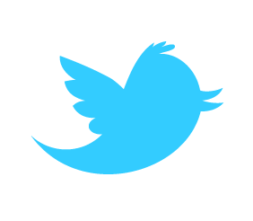 Twitter Logo, Silhouette Logo Design