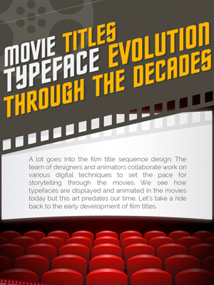 Movie Titles Typeface Evolution Through The Decades