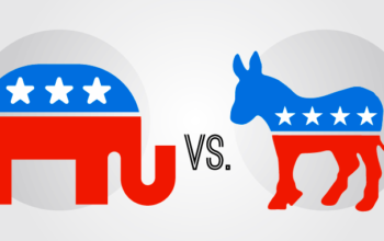 US Democratic and Republican