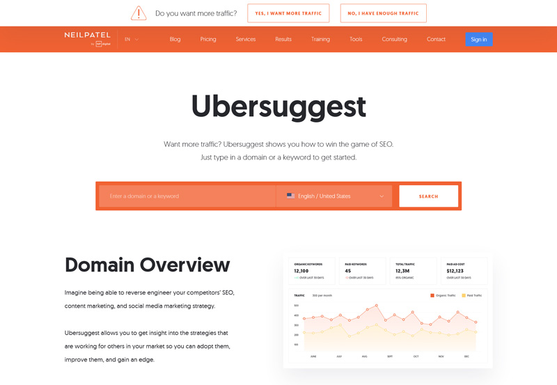 Ubersuggest