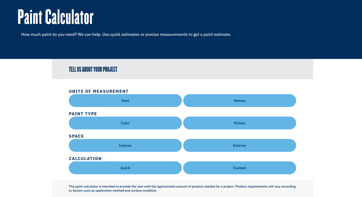 Valspar practical paint calculator Valspar practical paint calculator