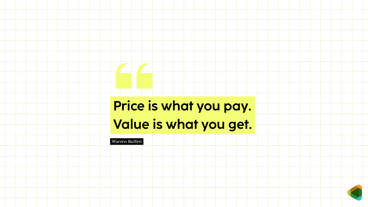 Warren Buffet’s quote on price and value