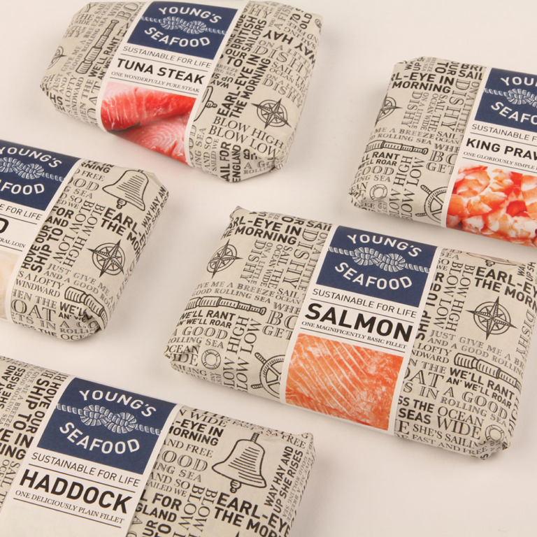 Youngs Seafood Packaging Design