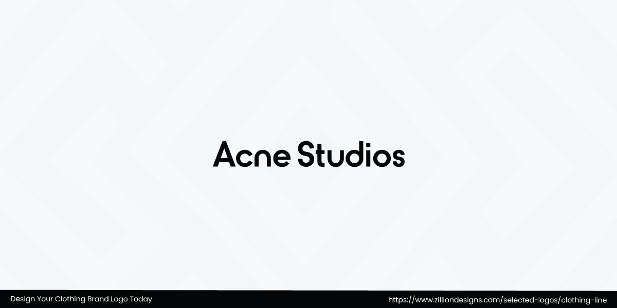 Acne Studios Logo Acne Studios Logo