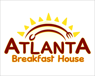 breakfast house logo design