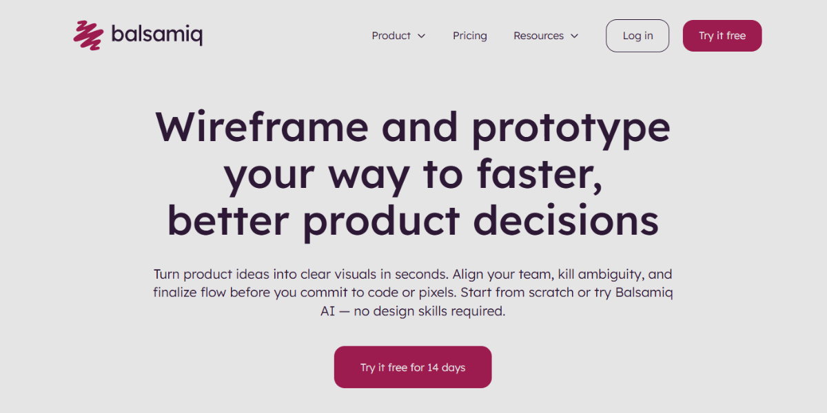 balsamiq low fidelity mockups