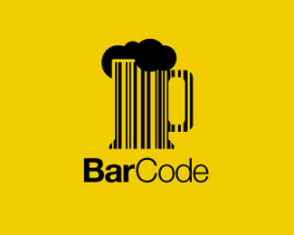 bar code mug logo