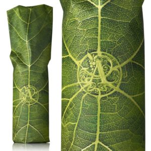 botanical leaf pouch for wine