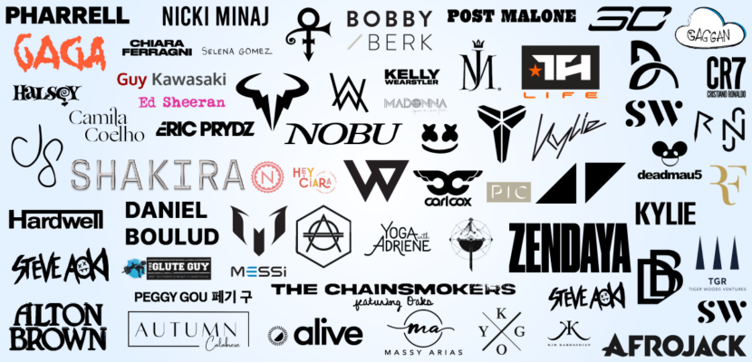 celebrity logos