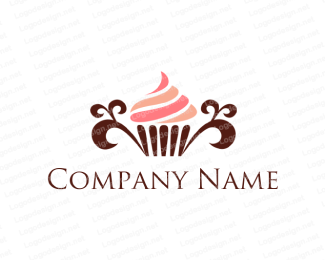 Ornate Cupcake Logo