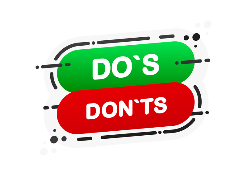 dos or donts