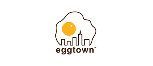 town logo, egg logo
