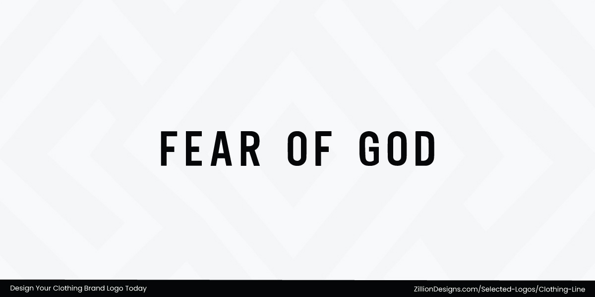 Fear of God Logo Fear of God Logo