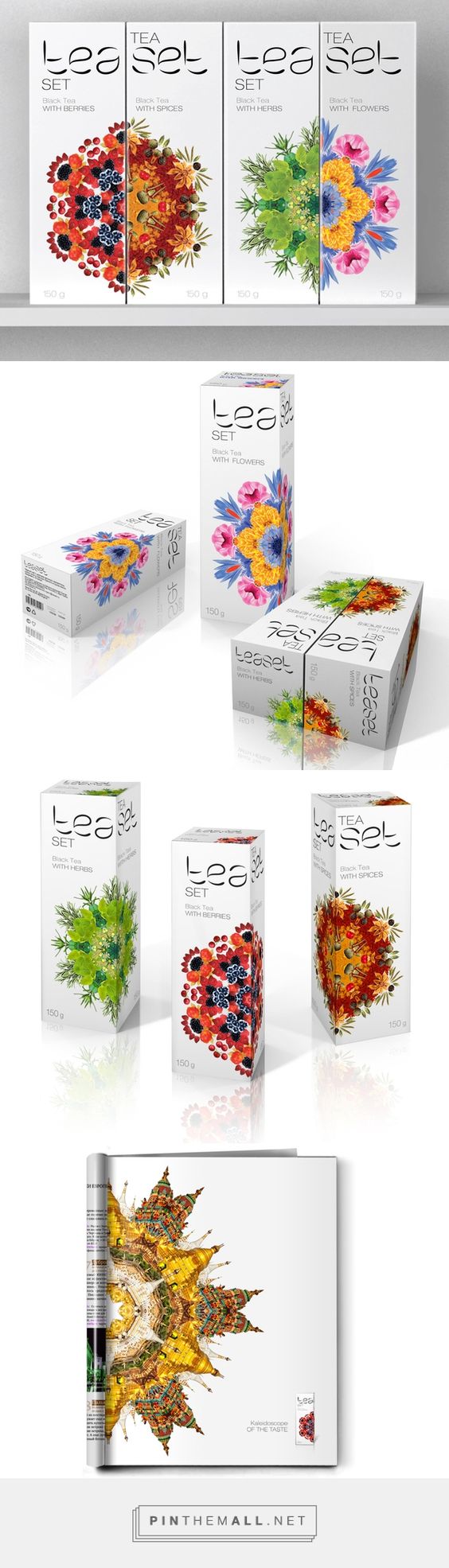 mandala style botanical packaging for tea mandala style botanical packaging for tea