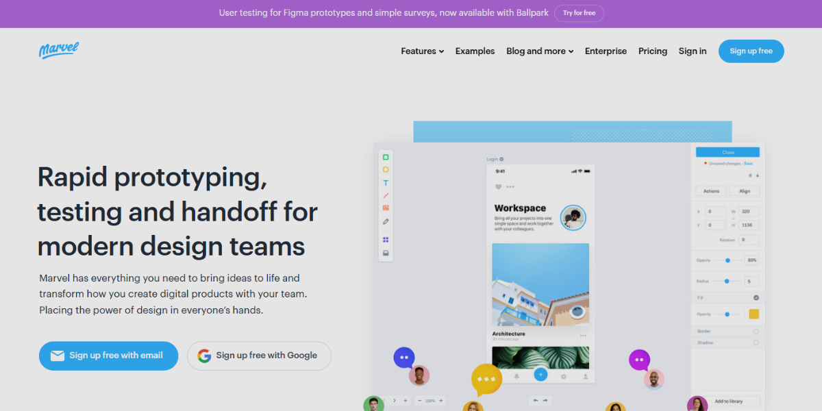marvel ui design focus