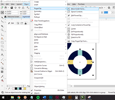 rearranging objects quick in CorelDraw