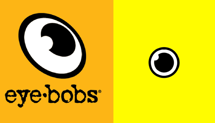 Rip off logos: Snapchat and Eyebobs LLC