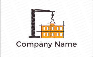 ruler with crane hook lifting building block