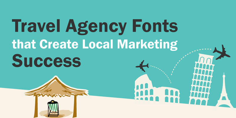 travel agency fonts