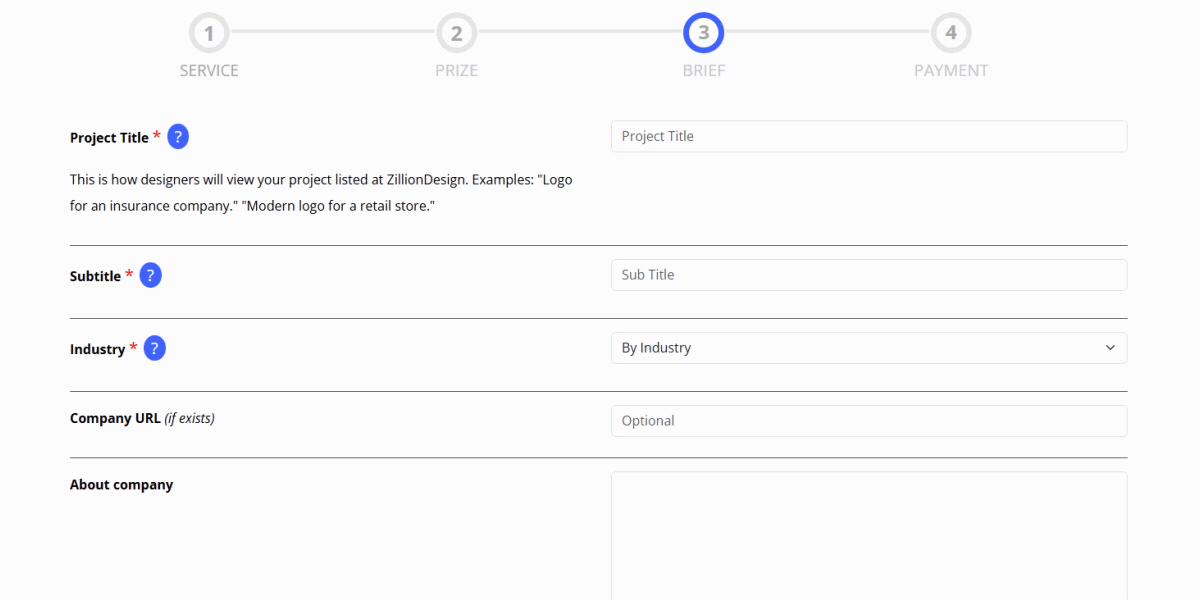 Fill Design Brief web