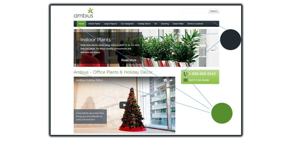 website colors landscape services