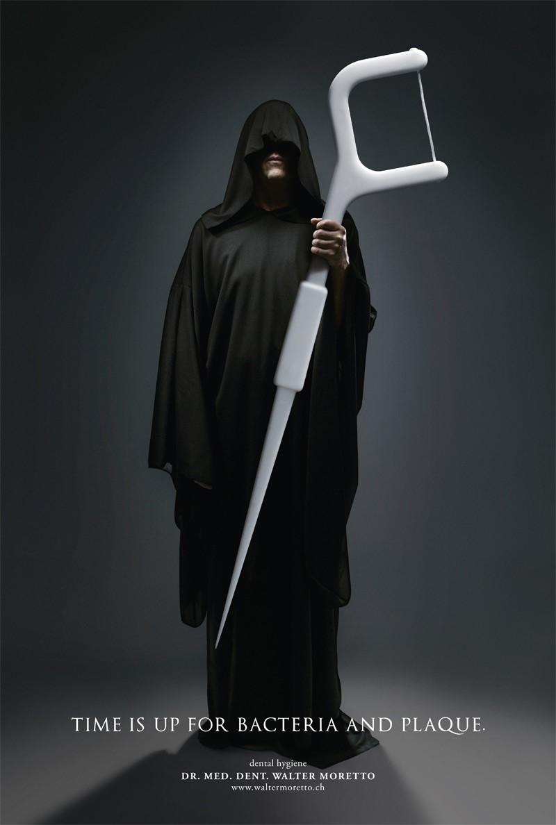 witty ads, dental ad, healthcare ad