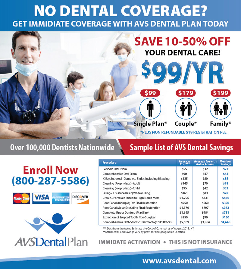 Advertising Piece for AVS Dental Plan