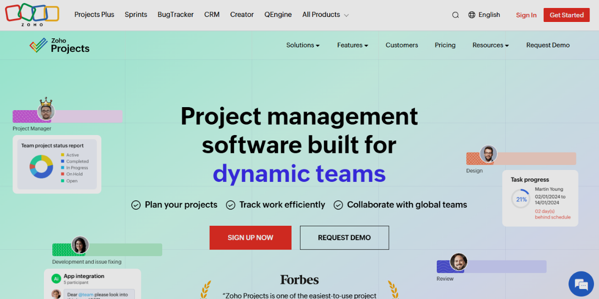 zoho projects