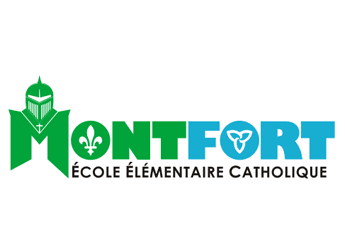 knight with embelishment in text catholic school logo contest