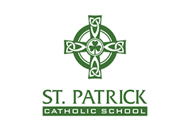 cross sign catholic school logotype